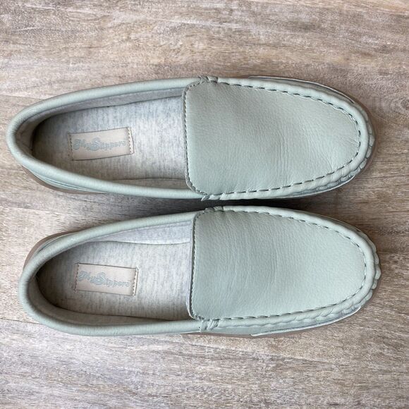 My Slippers Leather Moccasins Slip-on House Slippers 74466-03 Womens 7 - Picture 3 of 8